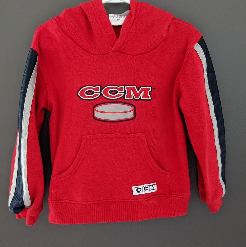 CCM red hoodie